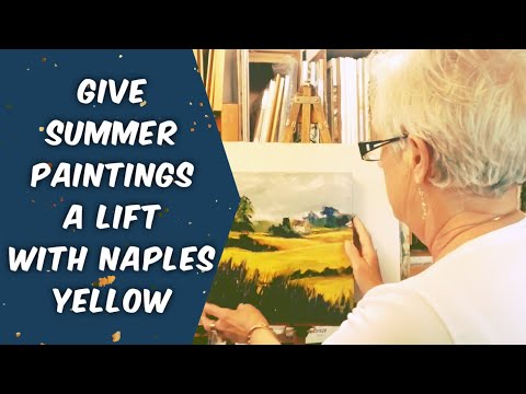 Give Your Summer Paintings a Lift  with Naples Yellow
