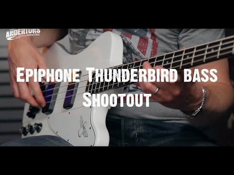 Epiphone Thunderbird bass Shootout