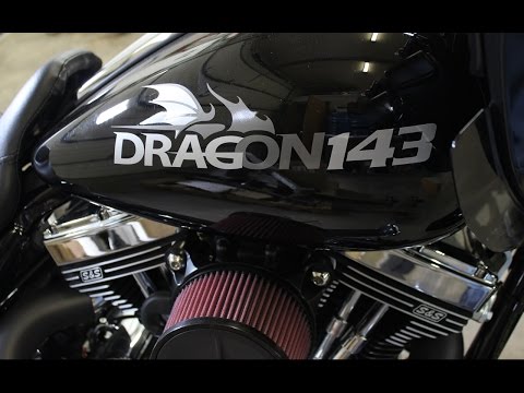 S&S Cycle - PROJECT DRAGON 143 - Custom T143 Drag Strip Bagger