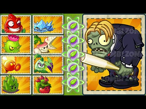 PVZ 2 Plants With 5 Plant Food VS 300 Gargimp Legal Zombie Who Will Win?