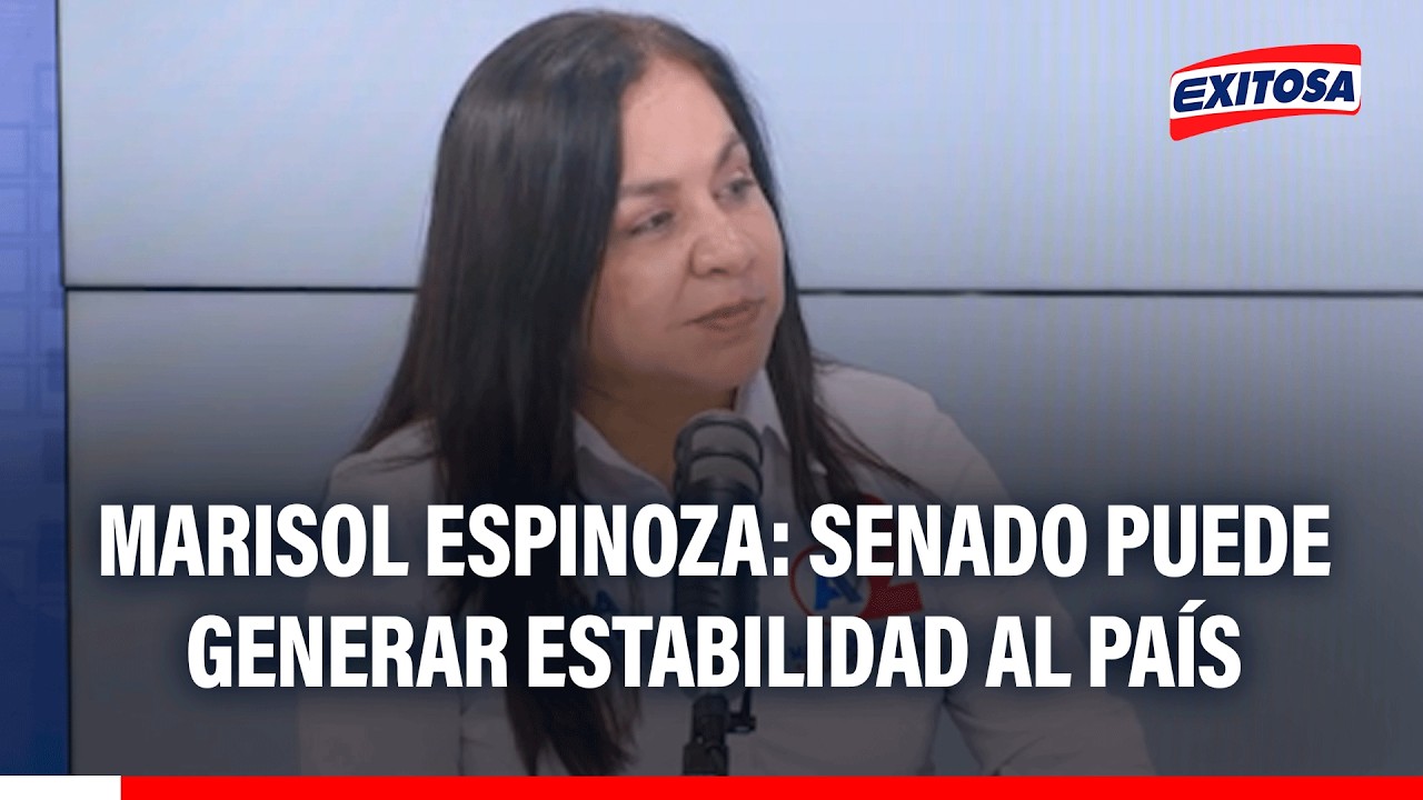 🔴🔵 Marisol Espinoza: "El Senado tiene una gran oportunidad de generar estabilidad al país"