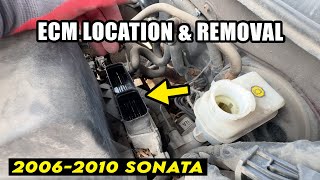 2006-2010 Hyundai Sonata ECM Location & Removal