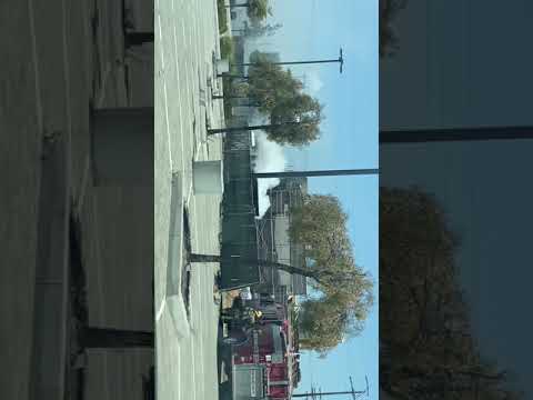 Riverside County Fire Engine 34 Dumpster Fire Menifee