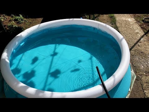 Intex Easy Set Pool Unboxing Installation and Cleaning
