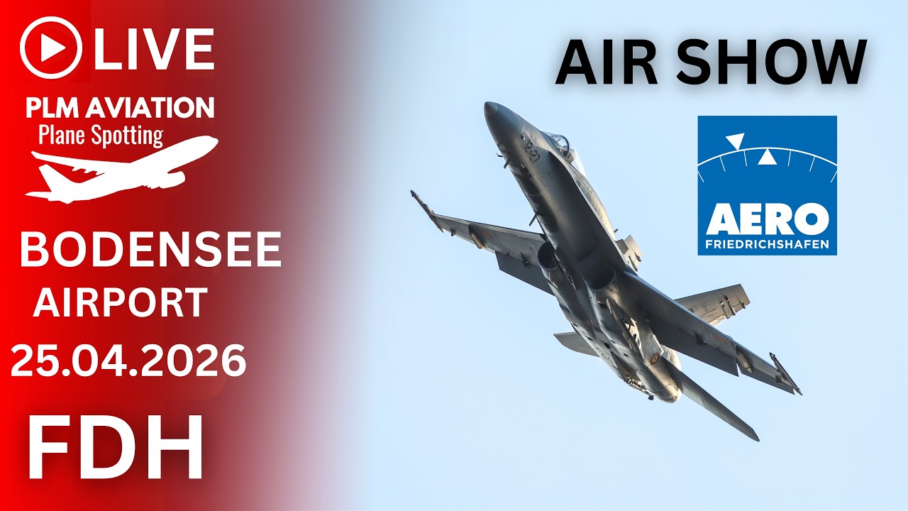 🔴 LIVE AERO 2026 AIR SHOW ACTION GENERAL AVIATION - PLANE SPOTTING LIVESTREAM