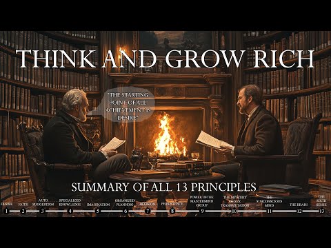 Get Rich With These 13 Principles | Think & Grow Rich by Napoleon Hill Summary