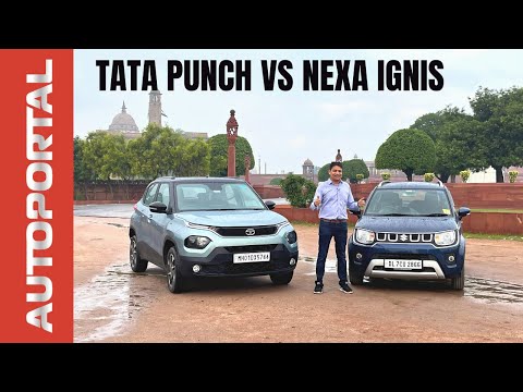 Maruti Ignis vs Tata Punch comparison review - Autoportal
