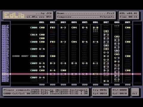 EdLib music tracker (1994. DOS)