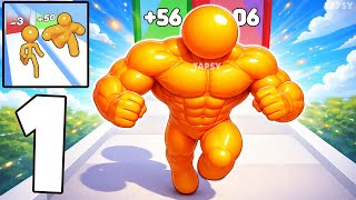 🔥Tall Man Run Gameplay Walkthrough Levels 1–20 Satisfying Height Growth (Android,iOS)