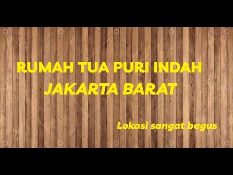 Rumah lokasi sangat bagus boulevard di Puri Indah, Jakbar