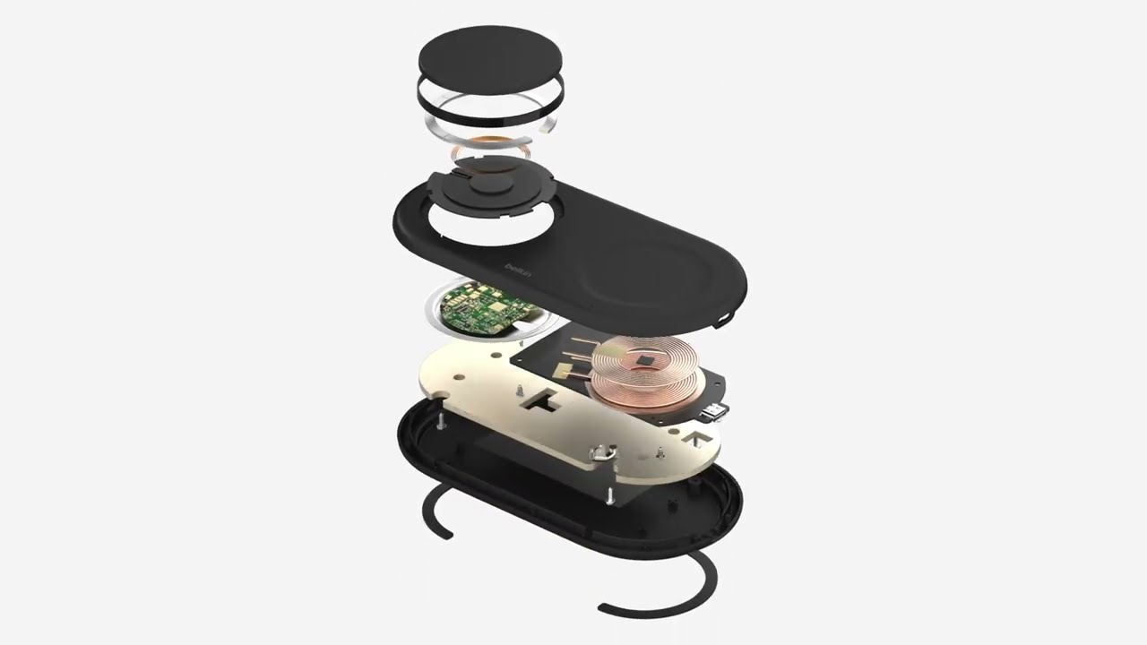 Belkin BoostCharge Pro3-in-1 Magnetic Wireless Charging Pad with Qi2 15W