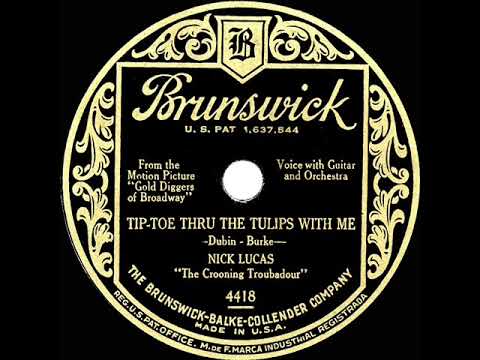 1st RECORDING OF: Tip-Toe Thru The Tulips With Me - Nick Lucas (1929 version)