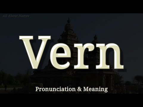 Vern - Pronunciation and Meaning