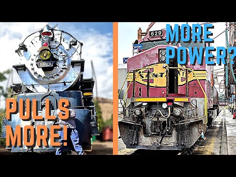 WHY HORSEPOWER IS BAD - Why STEAM outpulls DIESEL & tonnage math...