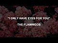 I ONLY HAVE EYES FOR YOU The Flamingos Lyrics
