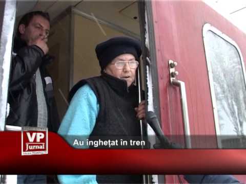 Au înghețat în tren