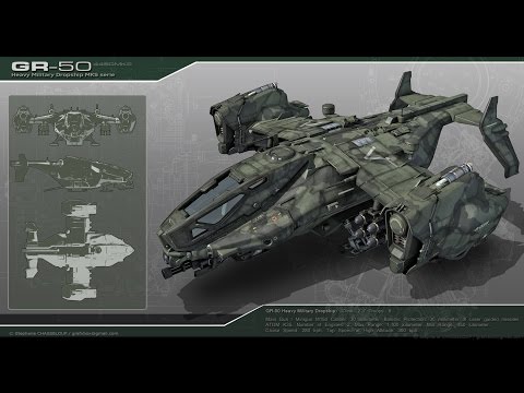 SF Aircraft / G50 Heavy Dropship - Europe Campaign
