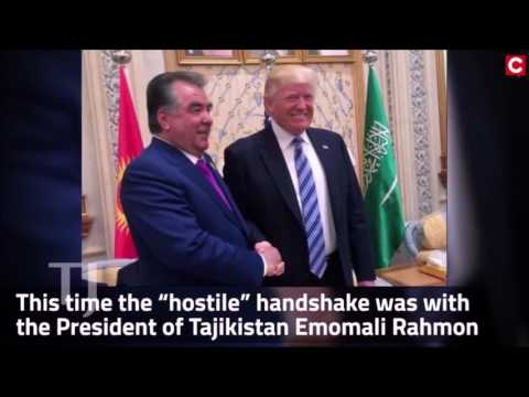 Эмомали Рахмон и Дональд Трамп