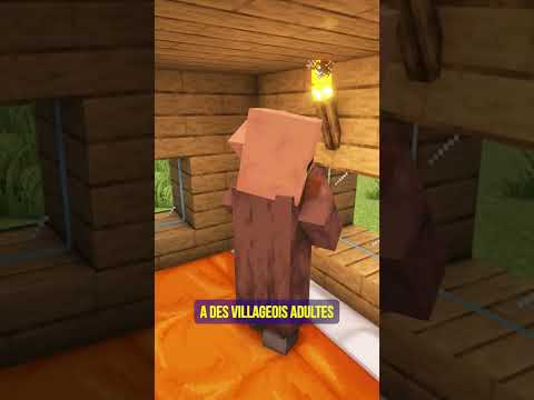 Reproduire les villageois de Minecraft #shorts