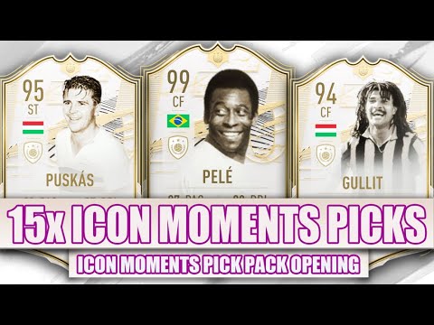 15x ICON MOMENTS PLAYER PICK PACK OPENING | FIFA 21 ULTIMATE TEAM