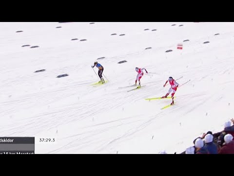 Charlotte Kalla wins Swedish Championships 15k Mass Start