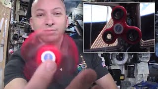 NASA Astronaut Tests How Long a Fidget Spinner Lasts in Space