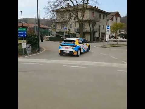 Rally Benacus 2022 ps Lumini passaggi Crash e spettacolo