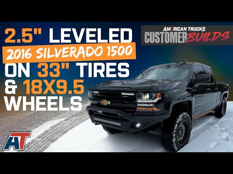 Leveled Silverado 1500 on 33's with Black Rhino Wheels & 18mm Offset |AmericanTrucks Customer Builds