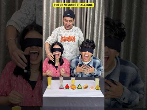 Yes Or No Juice Challenge #shorts