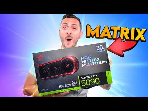 1st ASUS ROG Matrix RTX 5090 Graphics card Unboxing in NA!