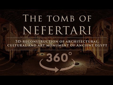 The tomb of Nefertari VR 360 video