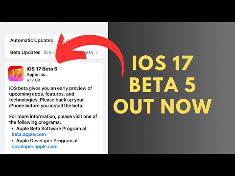 iOS 17 Beta 5 out Now With New Features ✅ Apple Released iOS 17 Beta 5