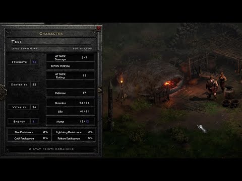 Character Attributes in Diablo 2: Resurrected - Beginner Guide