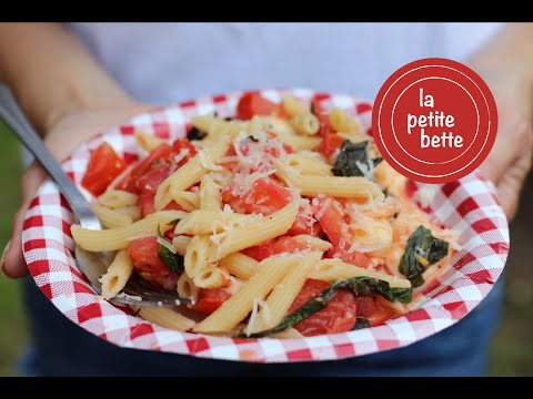 Recette de pâtes tomates-mozzarella