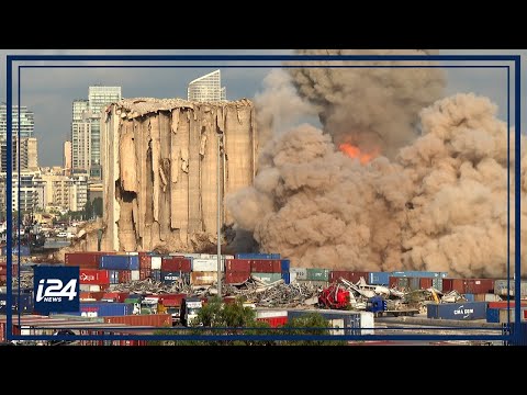 8 grain silos collapse in Beirut port after month of fires
