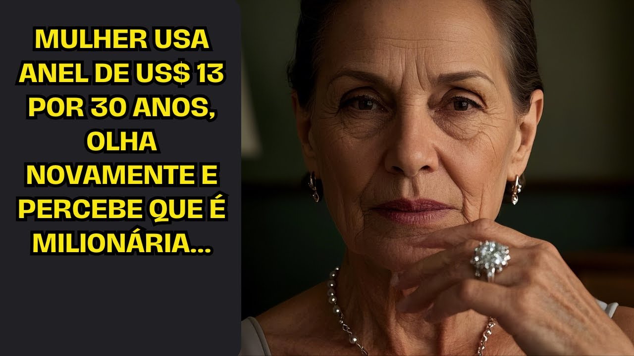 Mulher Usa Anel De Us$ 13 Por 30 Anos, Olha Novamente E Percebe Que É Milionária...