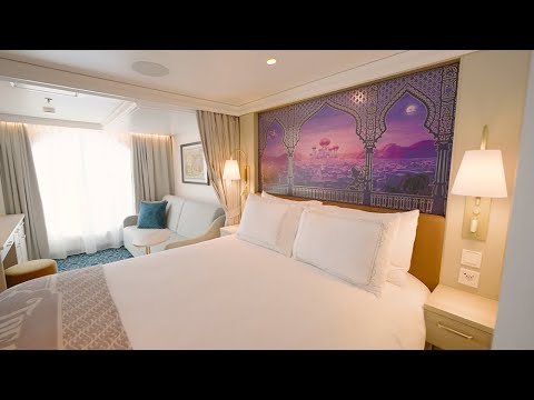 Thumbnail for Disney Treasure - Deluxe Oceanview Stateroom (Categories 9A and 9B) | Disney Cruise Line