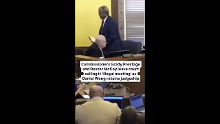 Fort Bend County Commissioners walk out of meeting over Daniel Wong dispute