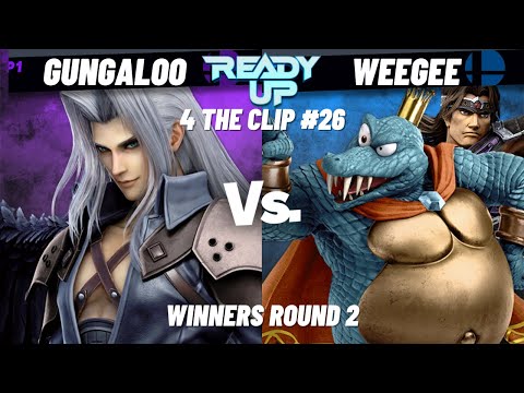 4TC26 - Gungaloo (Sephiroth) Vs. Weegee (King K. Rool, Simon) - Winners Round 2