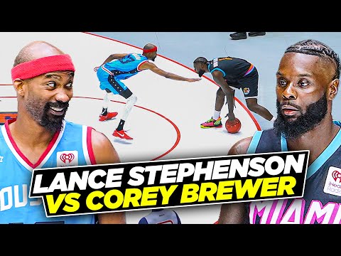 Lance Stephenson & Corey Brewer Went At IT in Cincinnati | Vet Battle Turned Instant Classic!