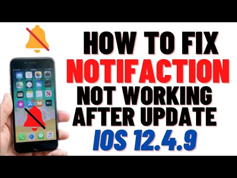 iOS 12.4.9 Update Notifications Not Working After Update On iPhone 6! iPhone Notifications Fix