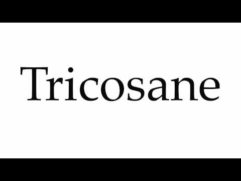 How to Pronounce Tricosane