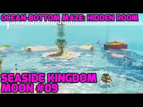 Super Mario Odyssey - Seaside Kingdom Moon #09 - Ocean-Bottom Maze: Hidden Room