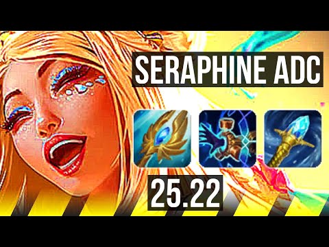 SERAPHINE & Nautilus vs JINX & Xerath (ADC) | Dominating | EUW Master | 25.22