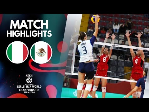 ITALY 🆚 MEXICO [4K]  | Highlights | Girls' U17 World Championship 2024