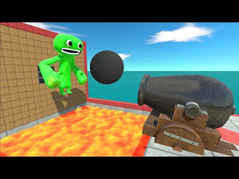 Super Cannon VS Creepy Monster - ARBS