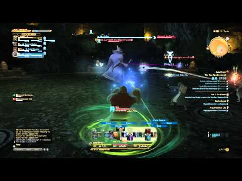 Final Fantasy XIV PS4 Beta Healing in Dungeon