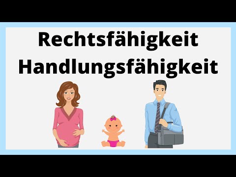 Legal capacity and capacity to act | simply explained