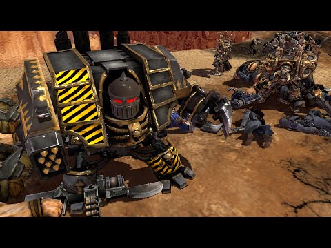 Iron Warriors & Night Lords vs Ultramarines & Imperial Guard - Elite Mod & Popcap Mod, Dawn Of War 2