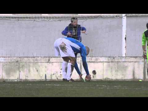 17.01.2016. Fútbol 3ª División Navarra. Mendi 1 - Ardoi 4.   2º gol del Ardoi